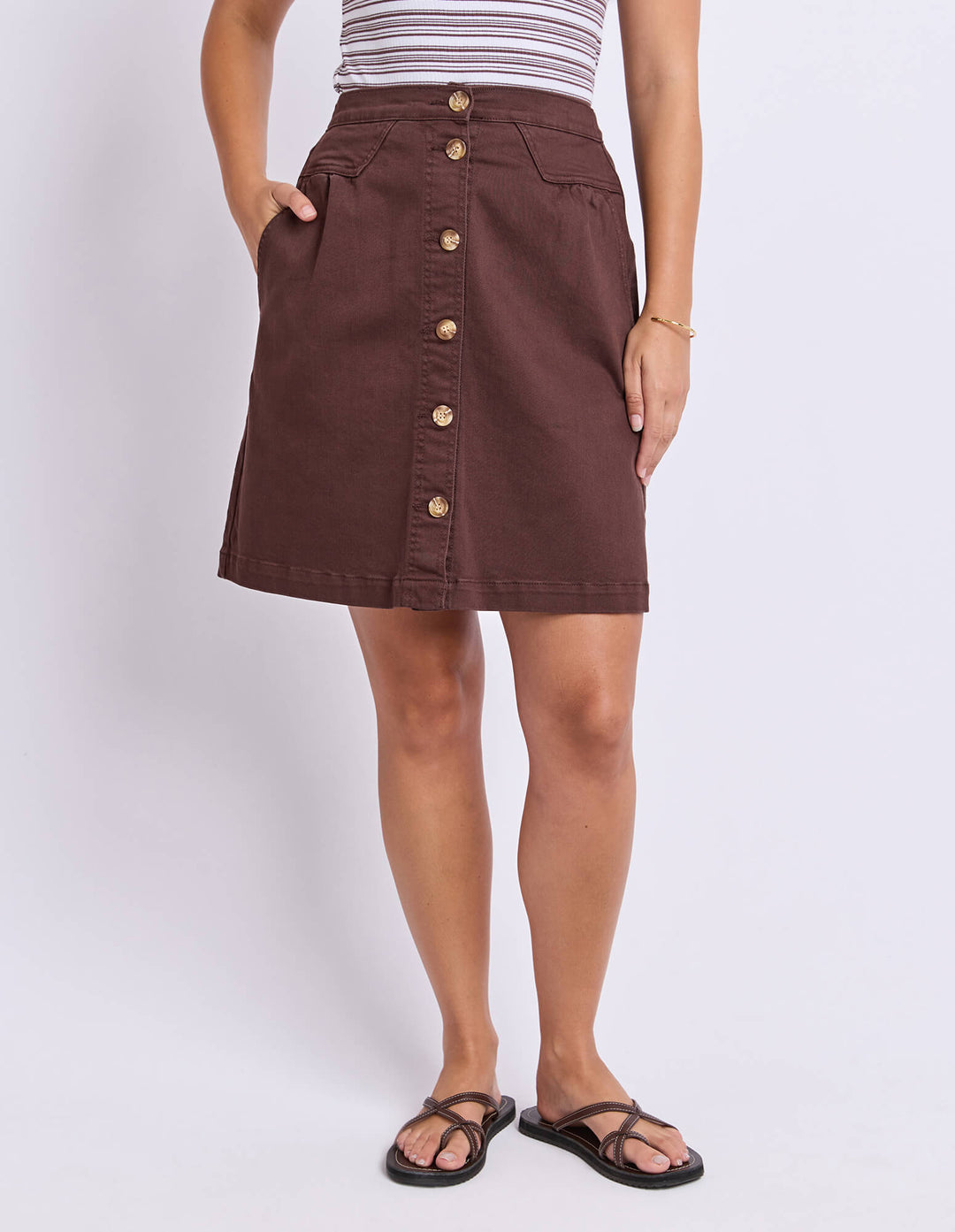 Foxwood - Amanda Skirt Chocolate