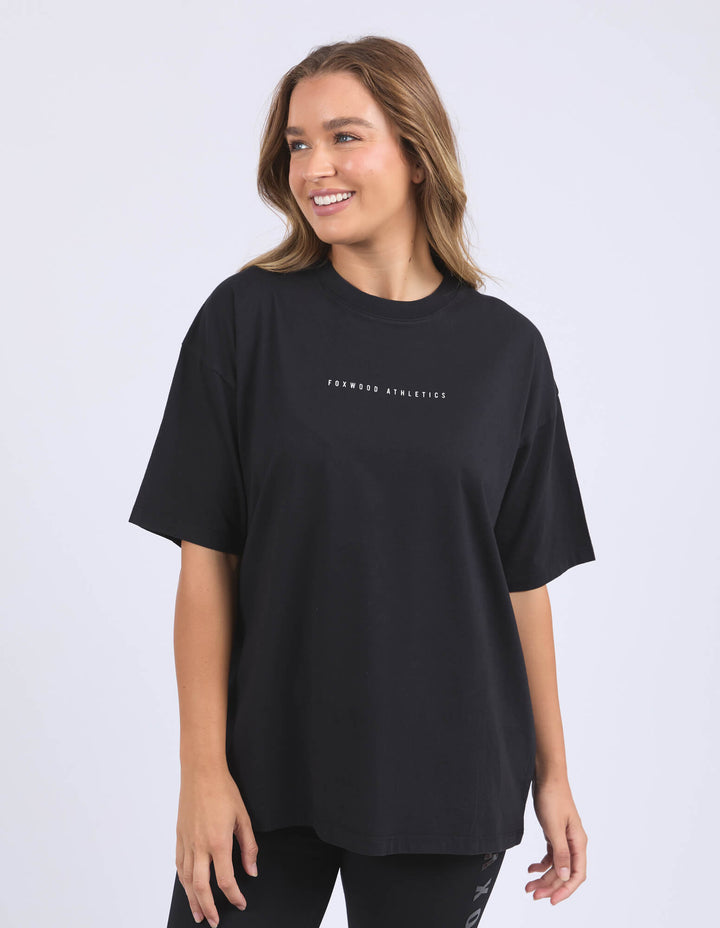 Foxwood - Captain Tee Washed Black
