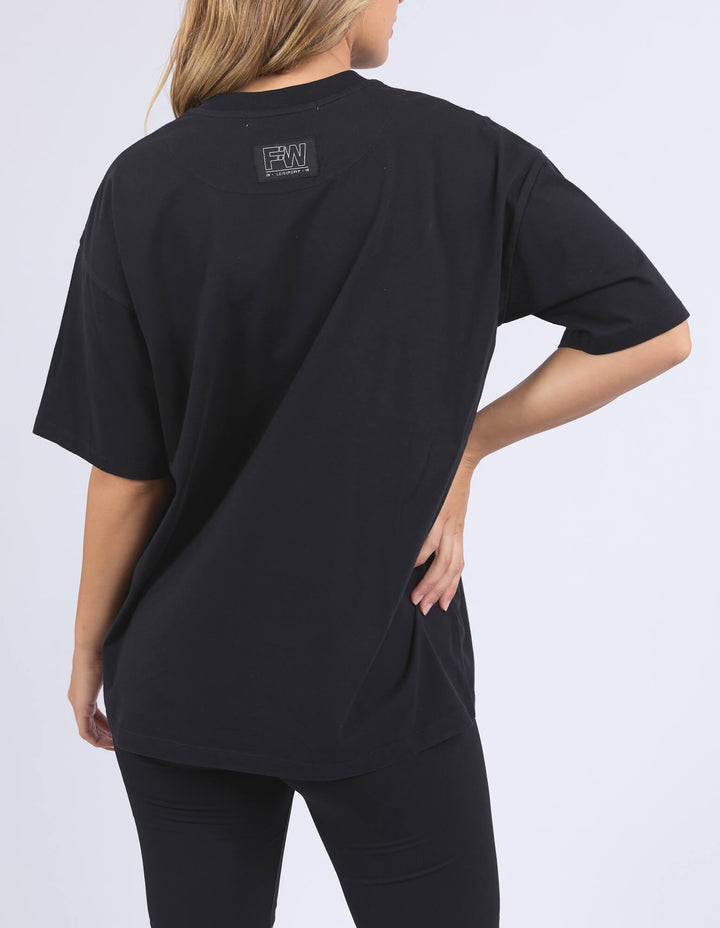 Foxwood - Captain Tee Washed Black