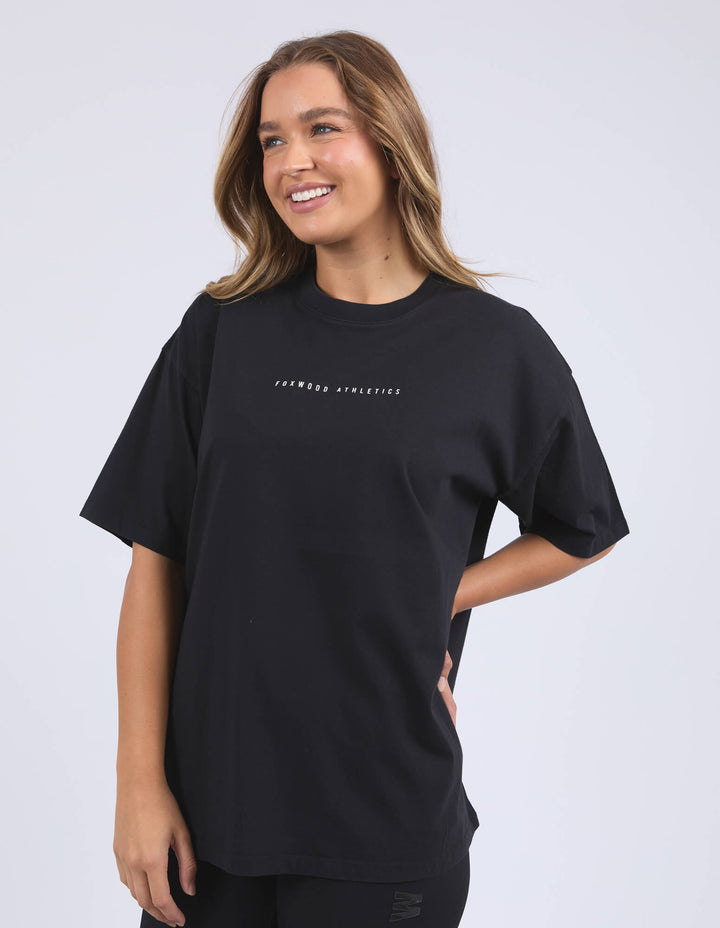Foxwood - Captain Tee Washed Black