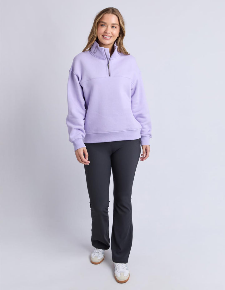 Foxwood - College Zip Crew Lavender