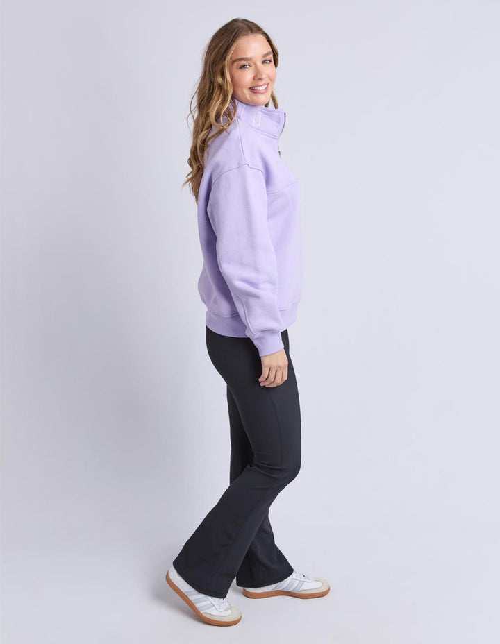 Foxwood - College Zip Crew Lavender