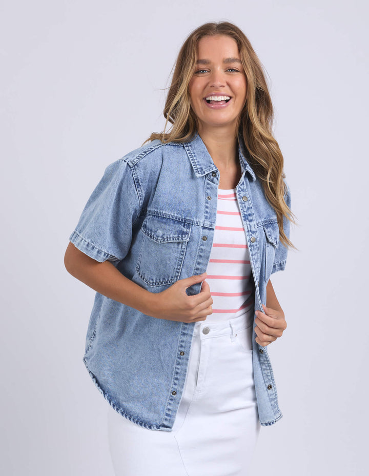 Foxwood - Daisy Shirt Light Blue