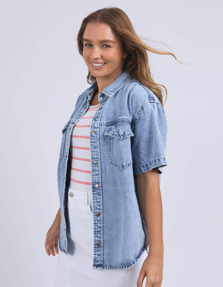 Foxwood - Daisy Shirt Light Blue