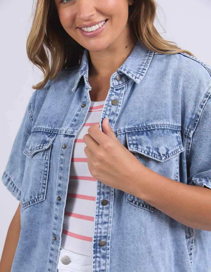 Foxwood - Daisy Shirt Light Blue