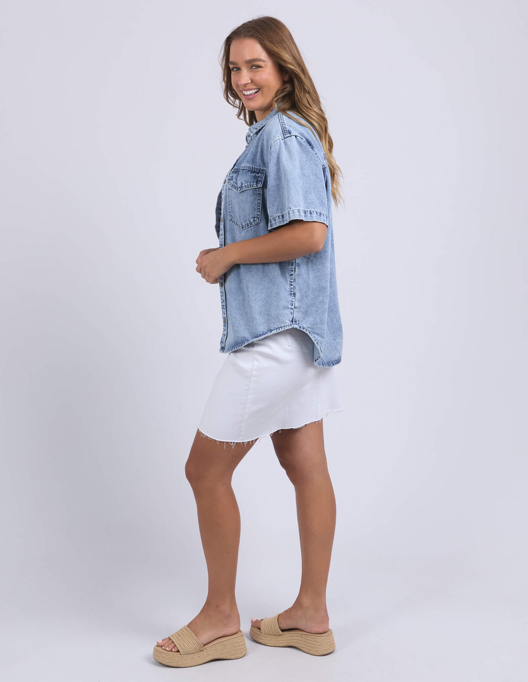 Foxwood - Daisy Shirt Light Blue