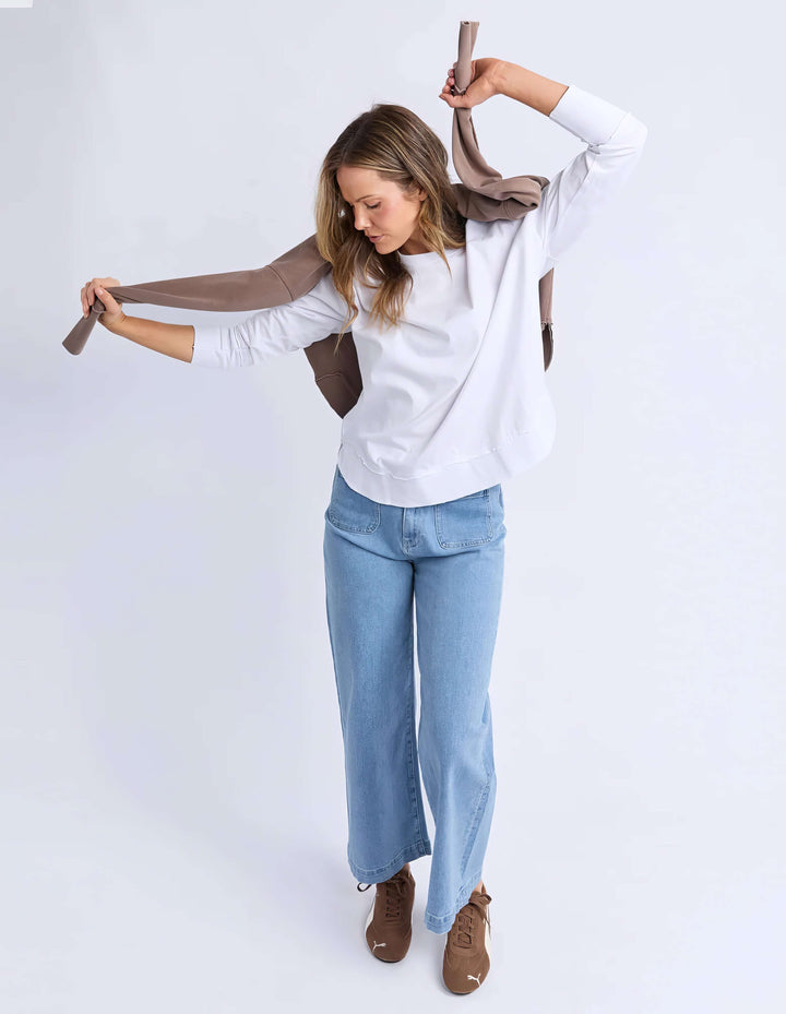 Foxwood - Farrah Long Sleeve White