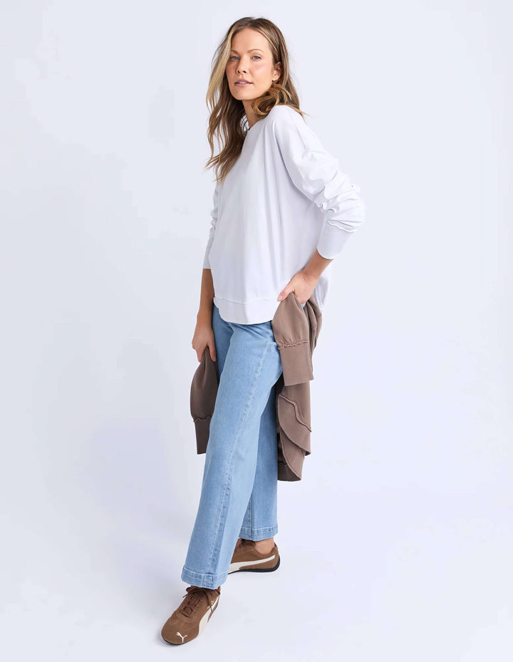 Foxwood - Farrah Long Sleeve White