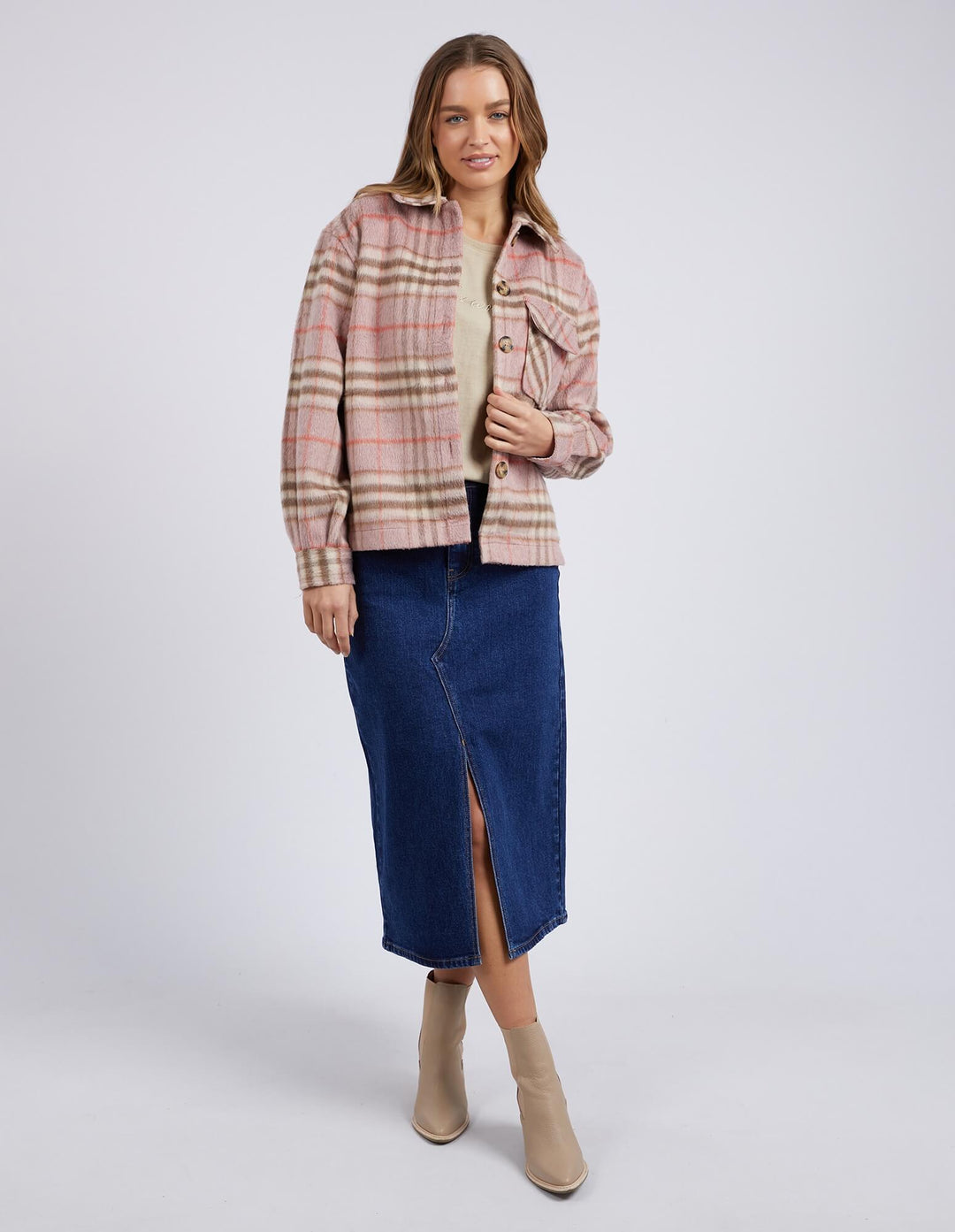 Foxwood - Frankie Check Jacket Pink
