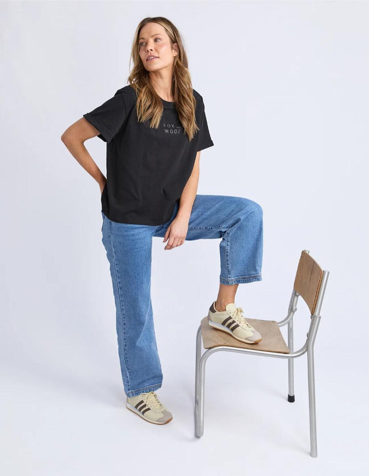 Foxwood - Huntleigh Oversized Tee Black