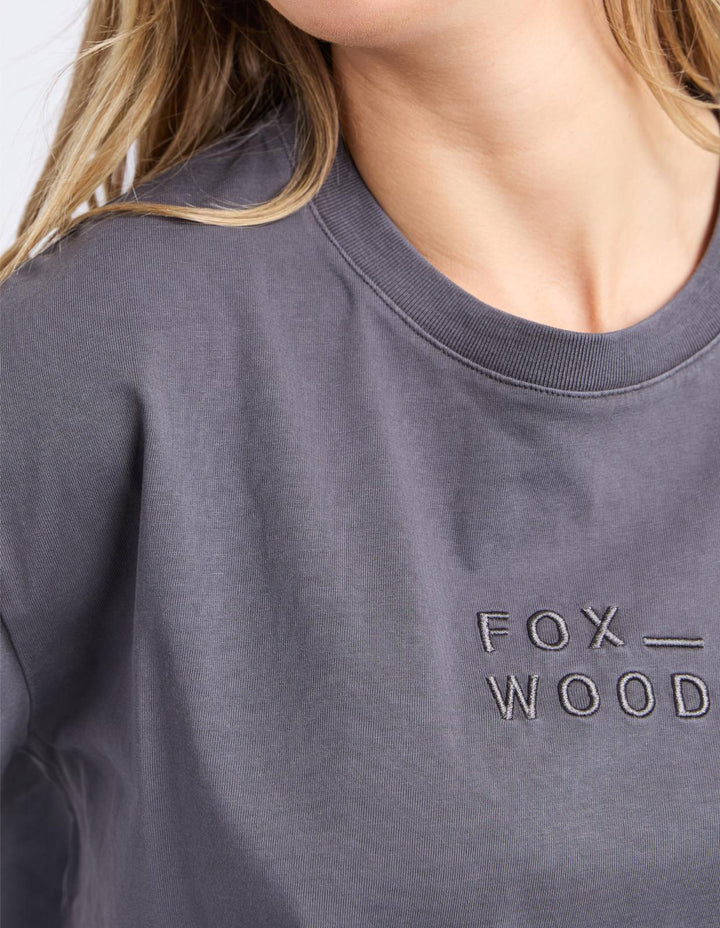 Foxwood - Huntleigh Oversized Tee Charcoal