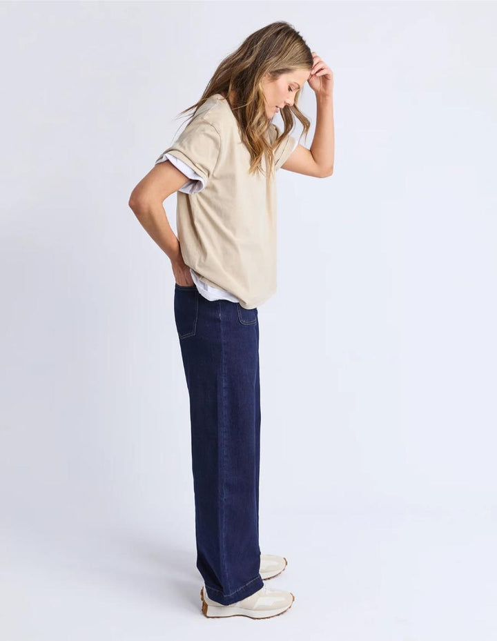 Foxwood - Huntleigh Oversized Tee Oat