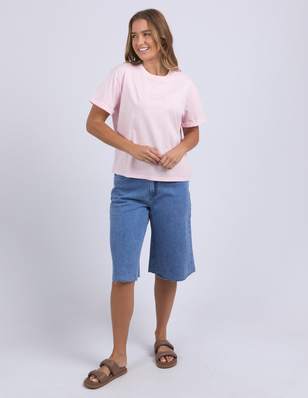 Foxwood - Huntleigh Oversized Tee Pale Pink