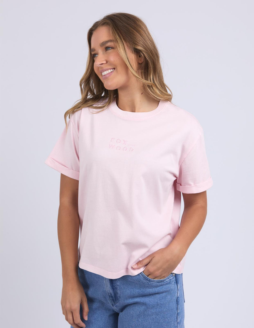 Foxwood - Huntleigh Oversized Tee Pale Pink