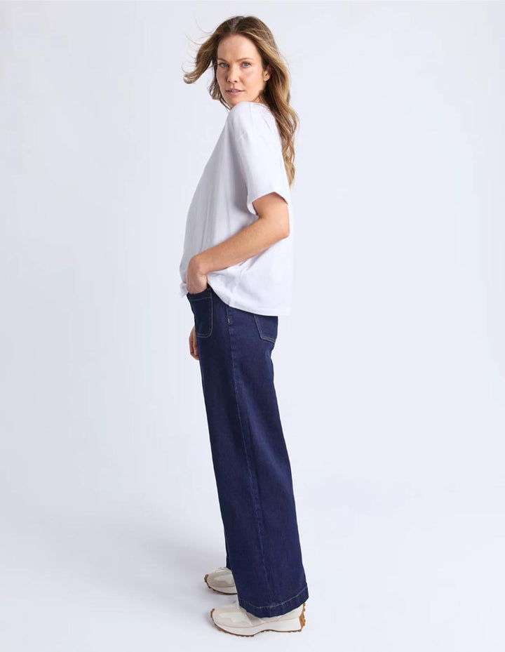 Foxwood - Huntleigh Oversized Tee White