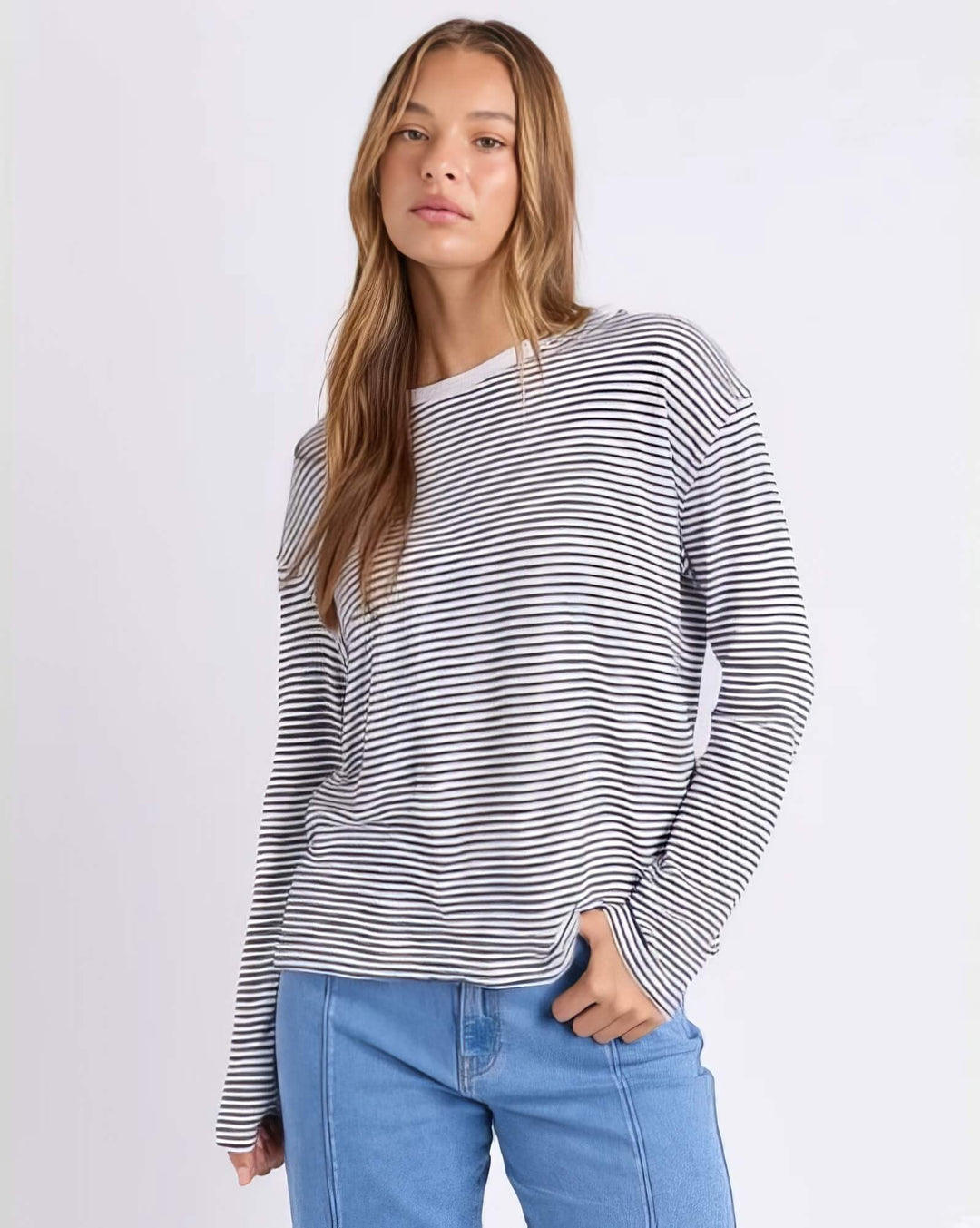 Foxwood - Hutch Long Sleeve Tee Stripe