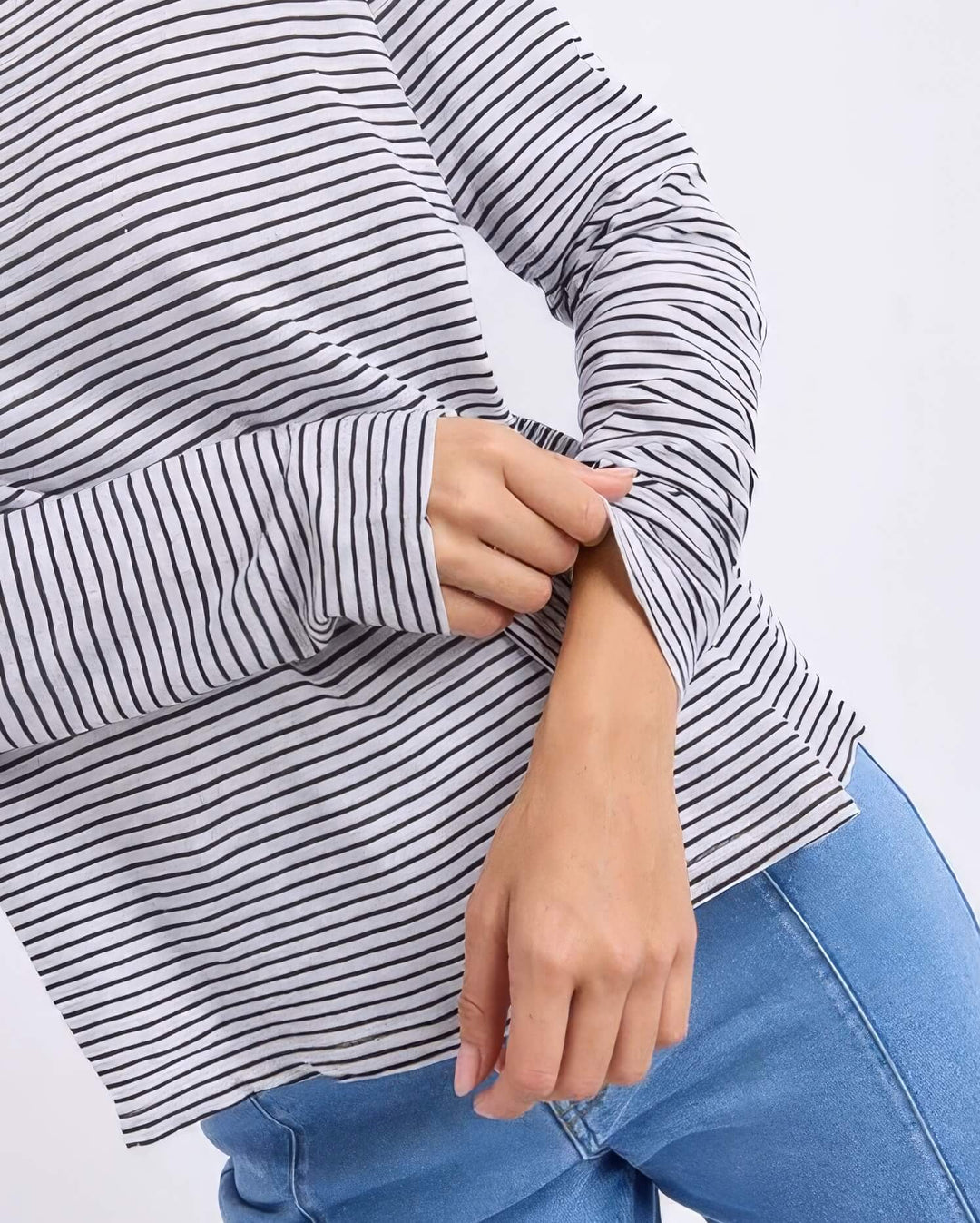 Foxwood - Hutch Long Sleeve Tee Stripe