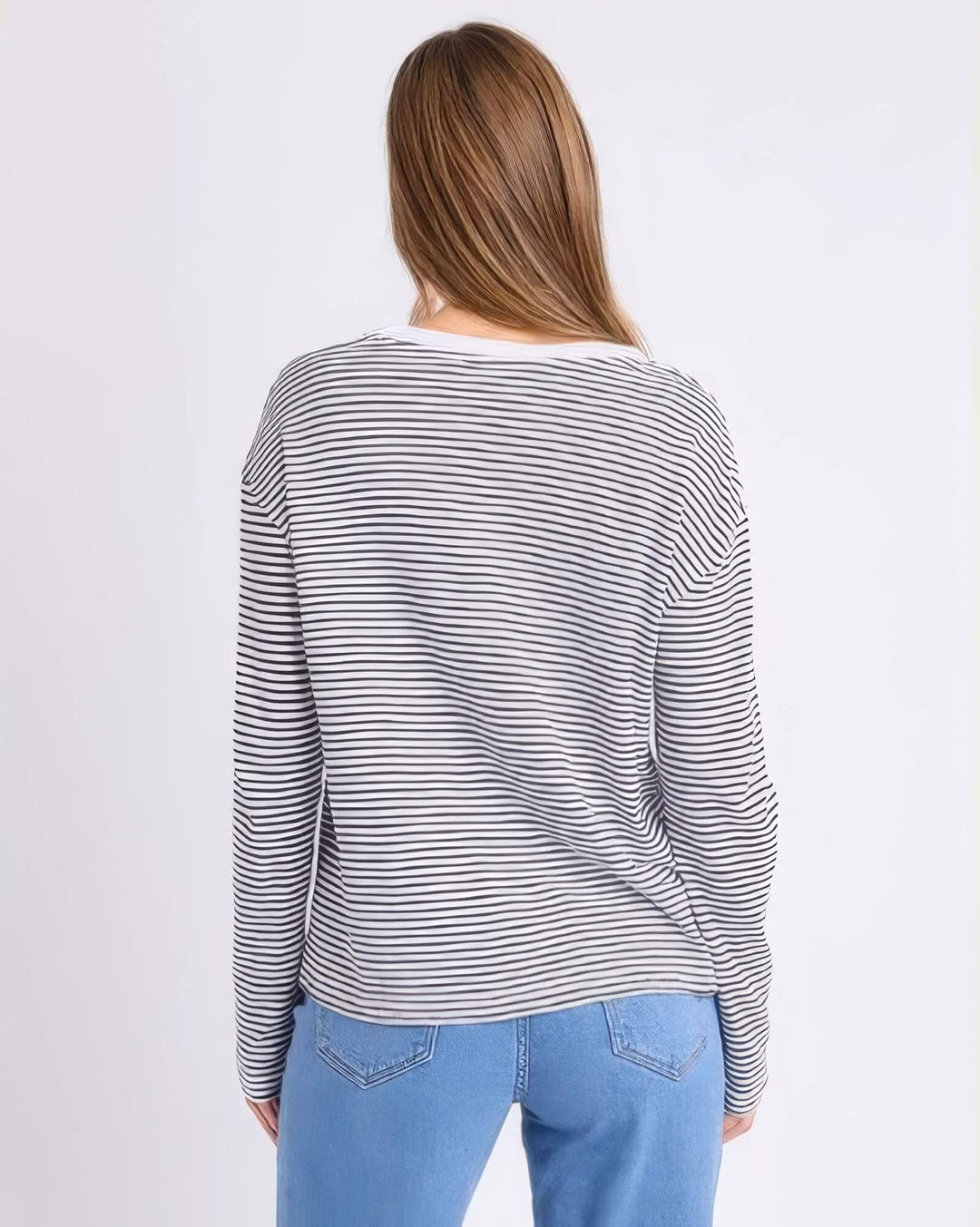Foxwood - Hutch Long Sleeve Tee Stripe