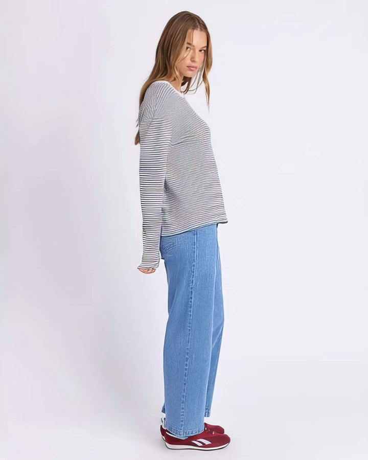 Foxwood - Hutch Long Sleeve Tee Stripe