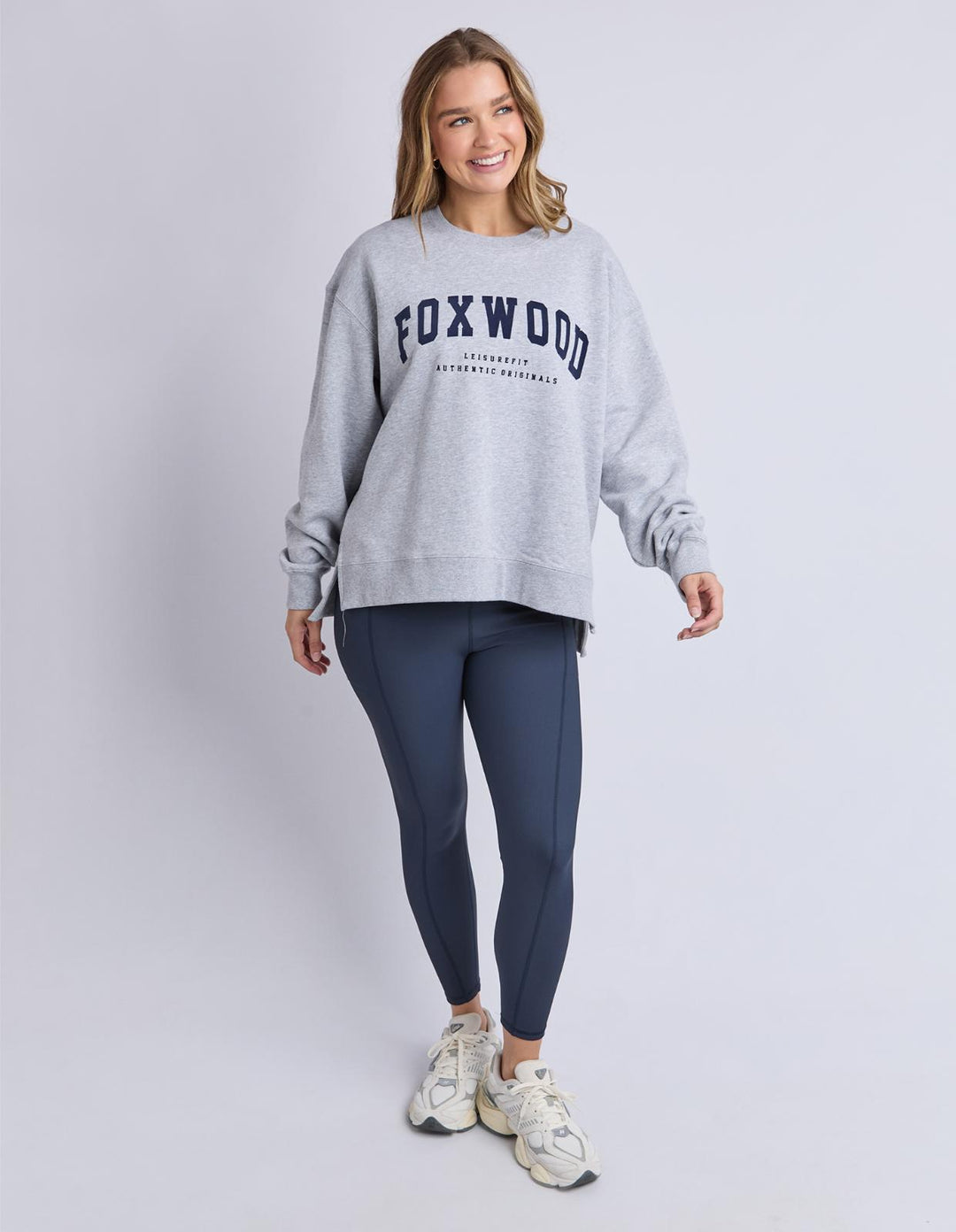 Foxwood - Intention Crew Grey Marle / Navy