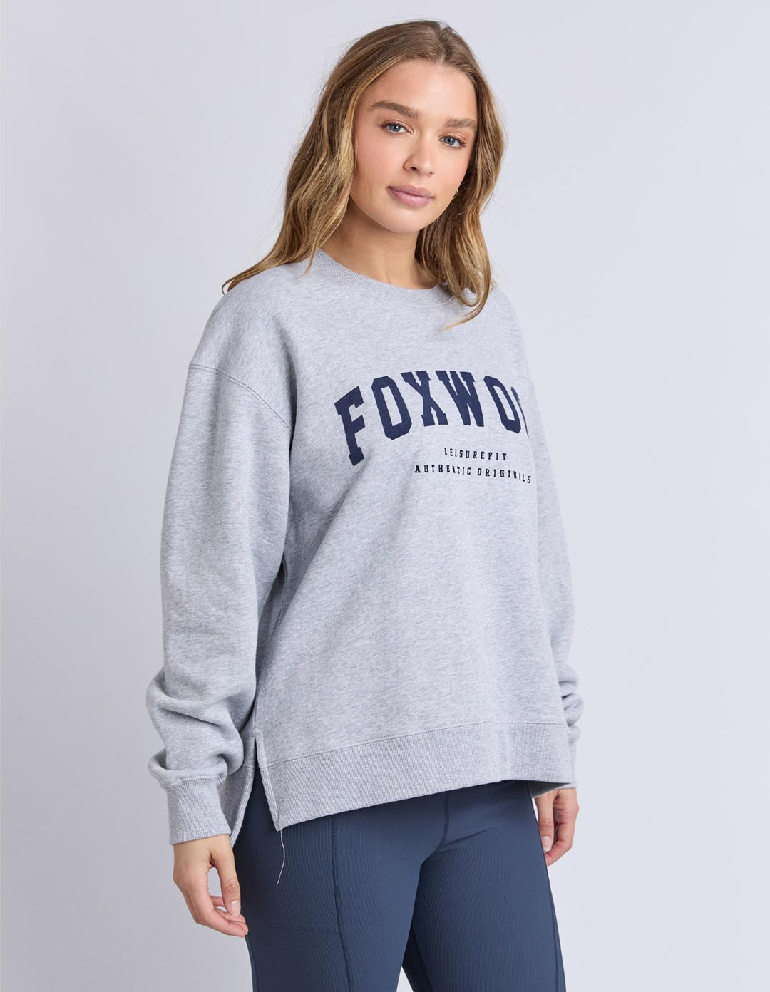 Foxwood - Intention Crew Grey Marle / Navy