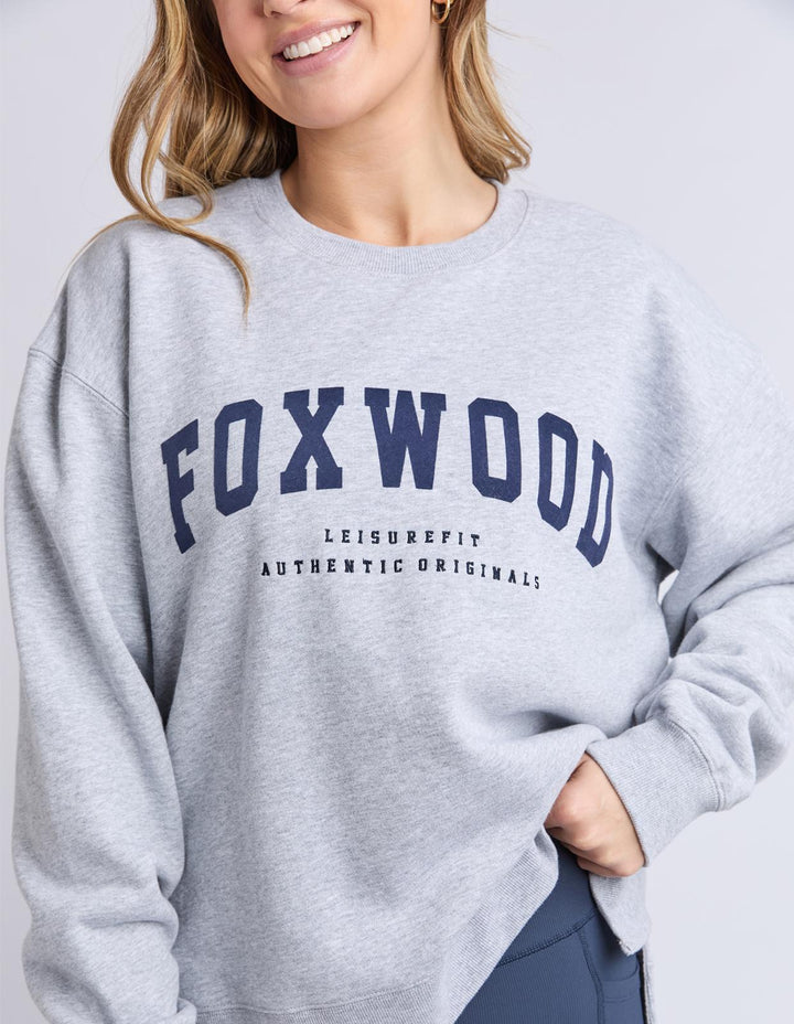 Foxwood - Intention Crew Grey Marle / Navy