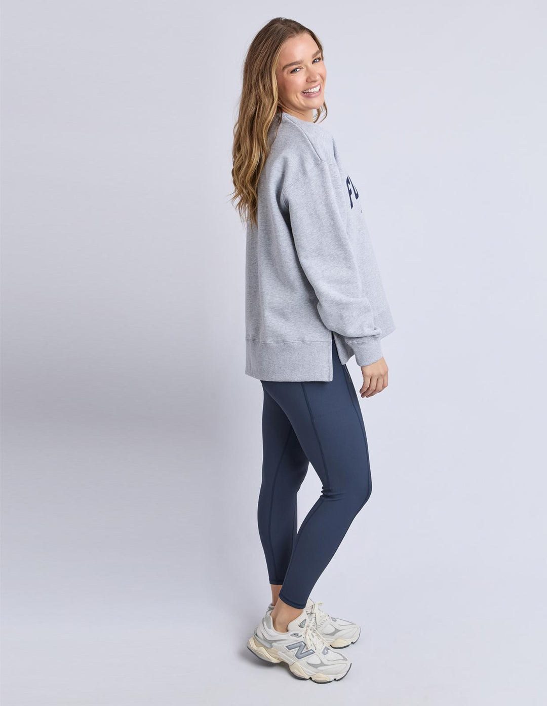 Foxwood - Intention Crew Grey Marle / Navy