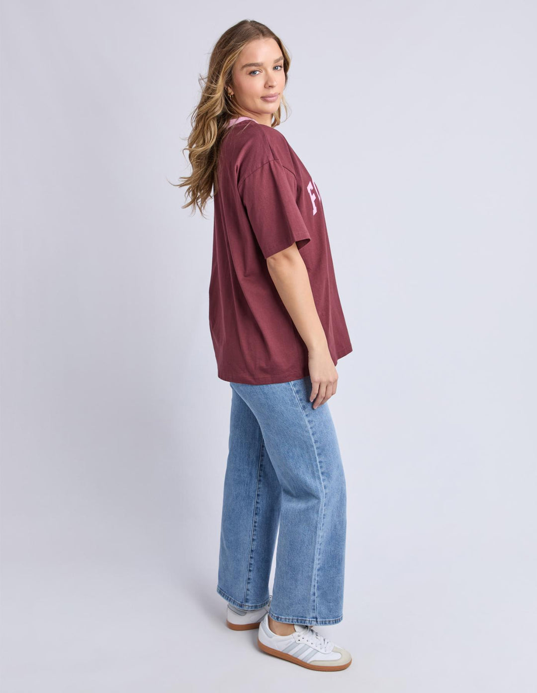 Foxwood - Intention Contrast Tee Port / Pink