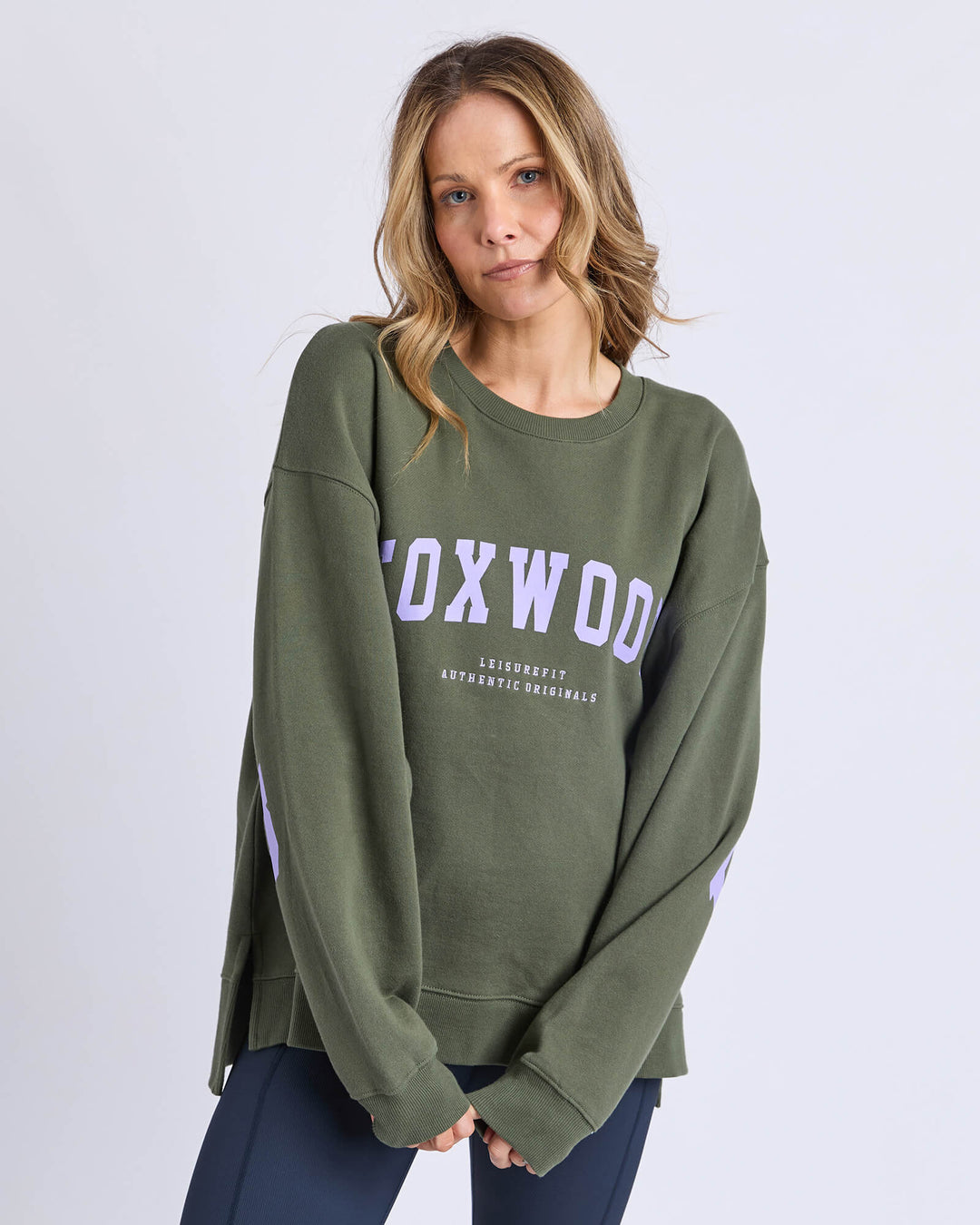 Foxwood - Interval Crew Khaki / Lilac