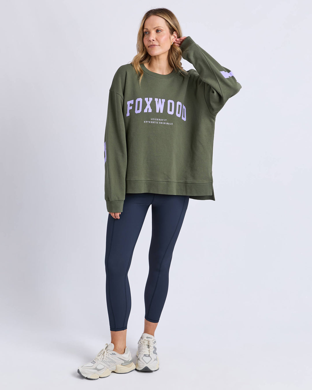Foxwood - Interval Crew Khaki / Lilac