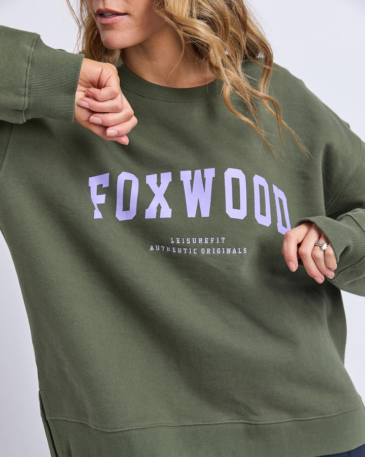 Foxwood - Interval Crew Khaki / Lilac