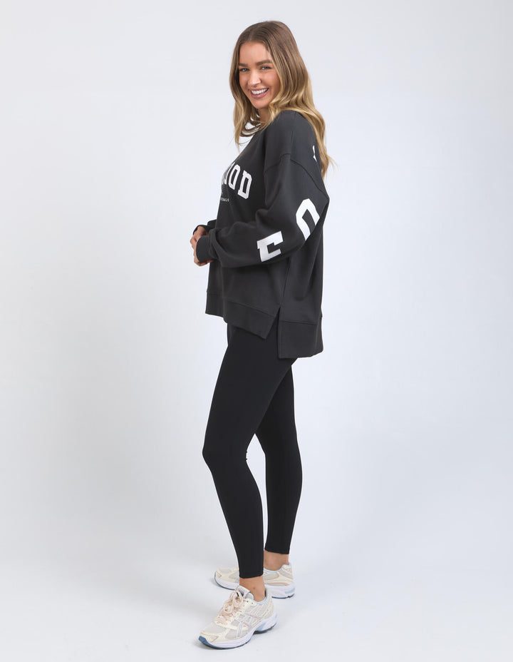 Foxwood - Interval Crew Dark Grey / White