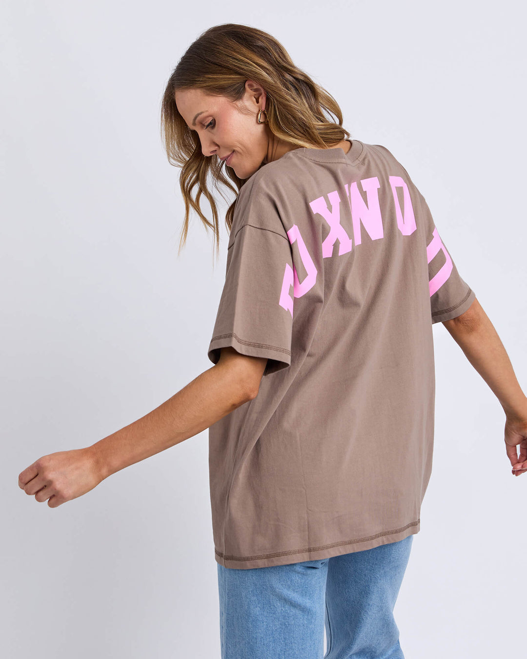 Foxwood - Interval Tee Brown / Pink