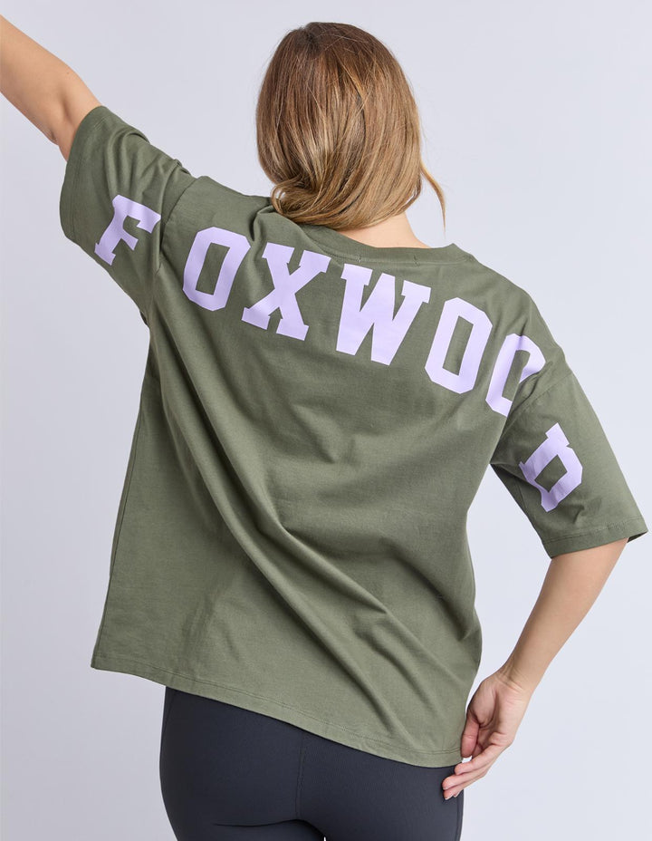 Foxwood - Interval Tee Khaki / Lilac