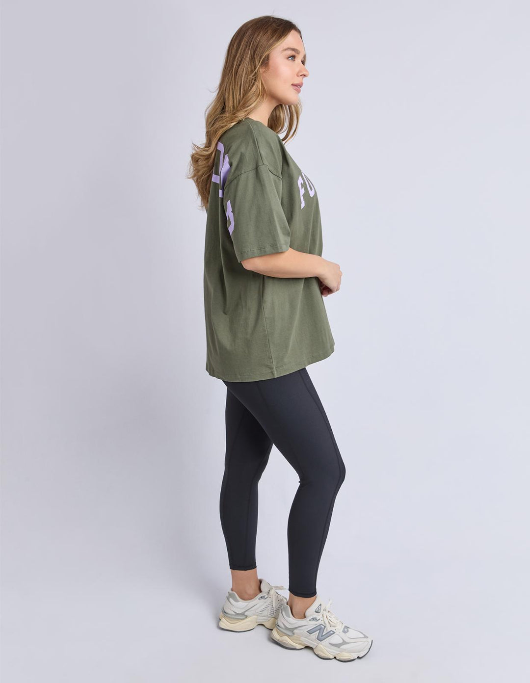 Foxwood - Interval Tee Khaki / Lilac