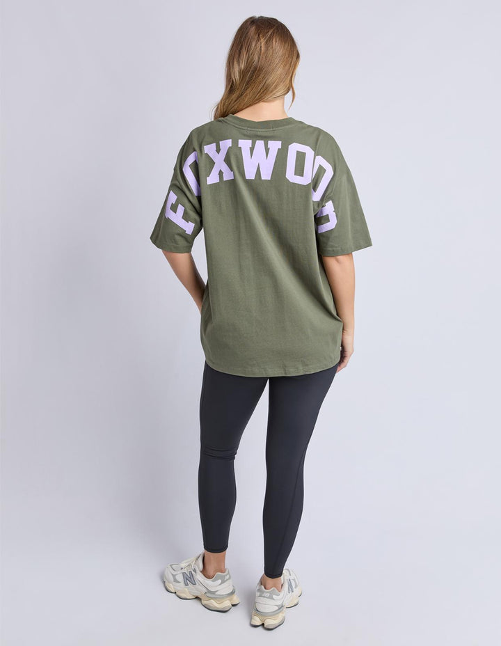Foxwood - Interval Tee Khaki / Lilac