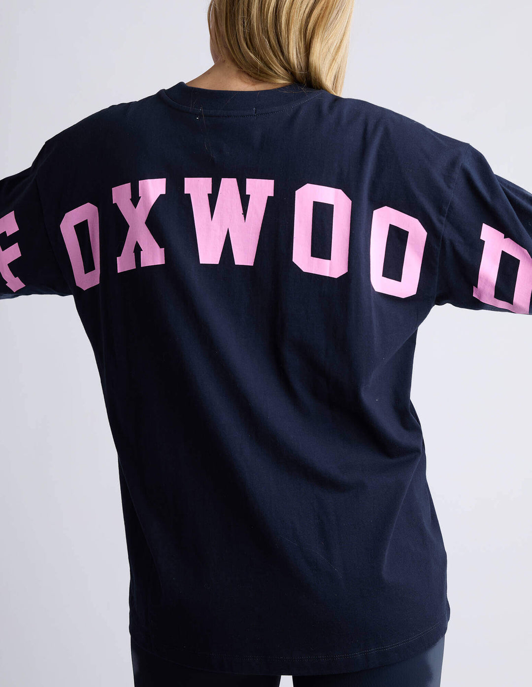 Foxwood - Interval Tee Navy / Neon Pink