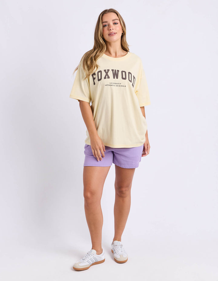 Foxwood - Interval Tee Butter Cream / Chocolate