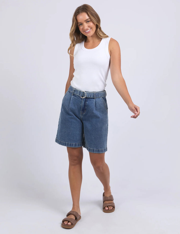 Foxwood - Iris Tank White