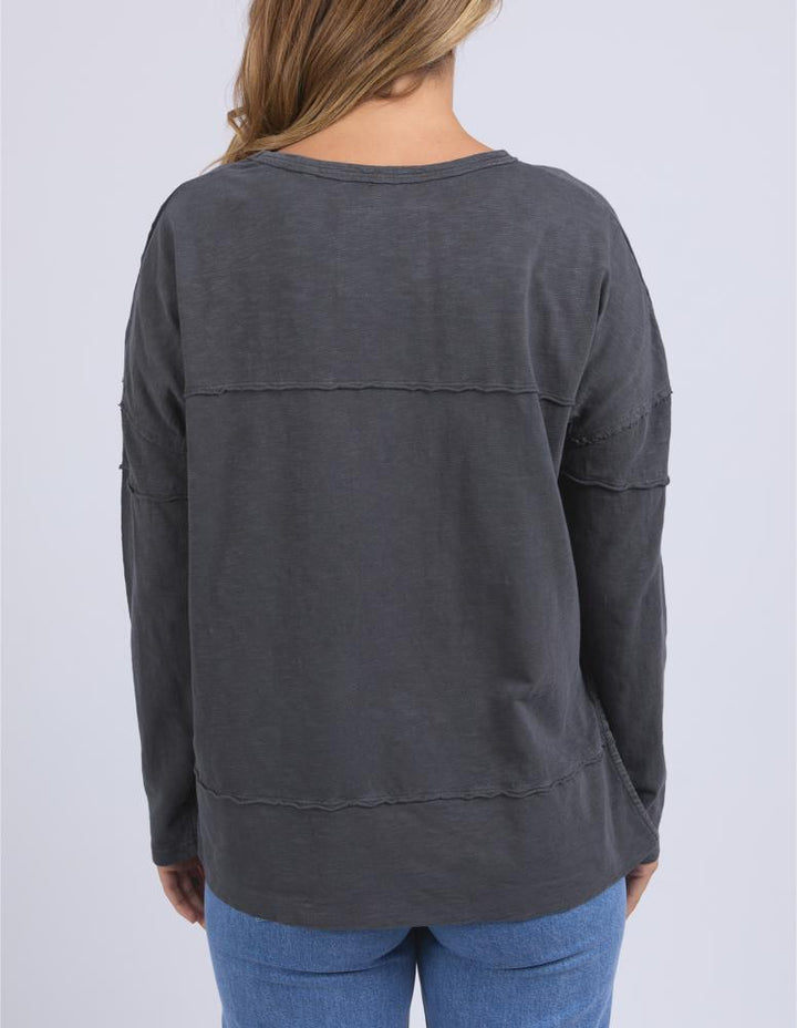 Foxwood - Jayne Throw On Top Charcoal