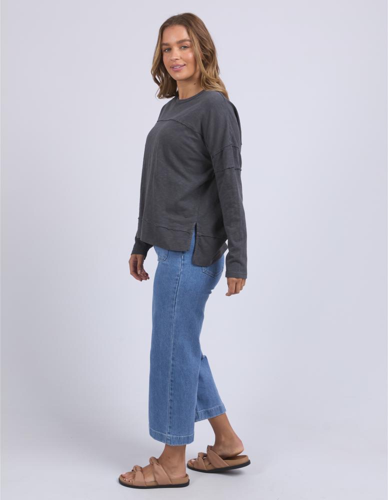 Foxwood - Jayne Throw On Top Charcoal