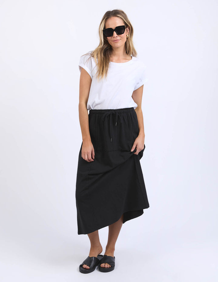Foxwood - Jayne Skirt Washed Black