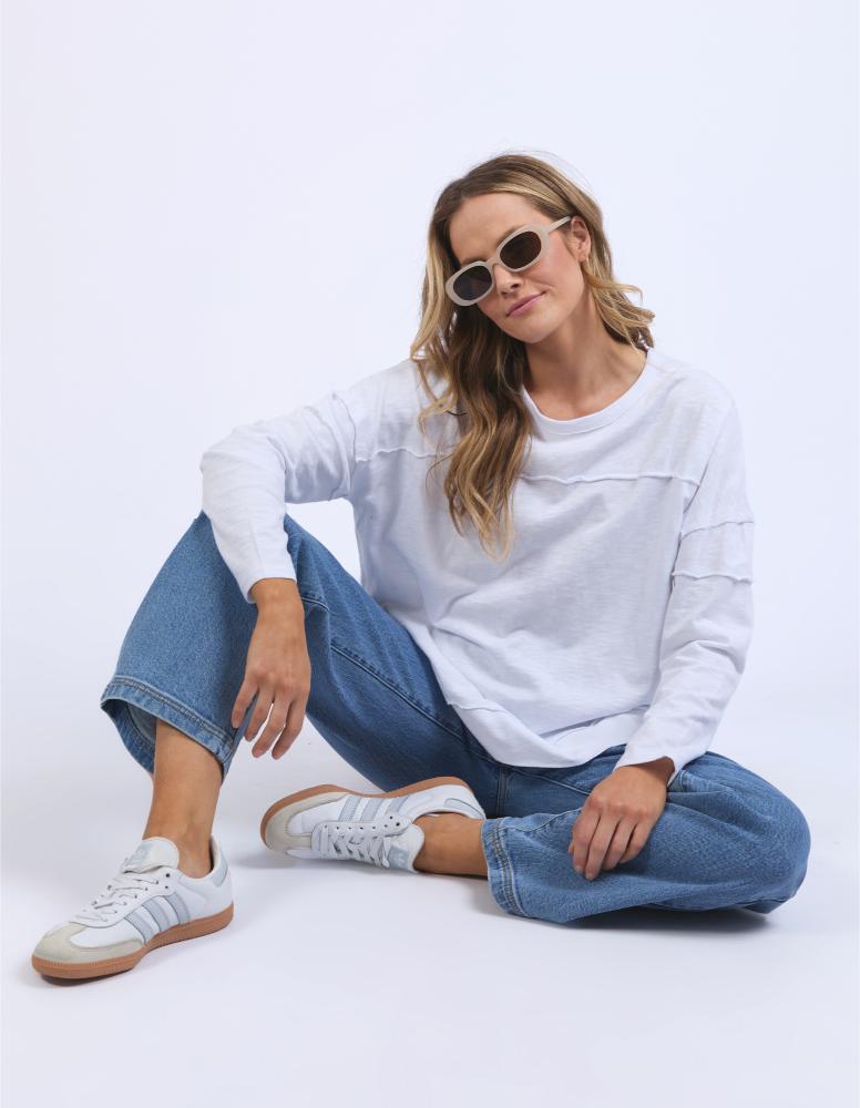 Foxwood - Jayne Throw On Top White