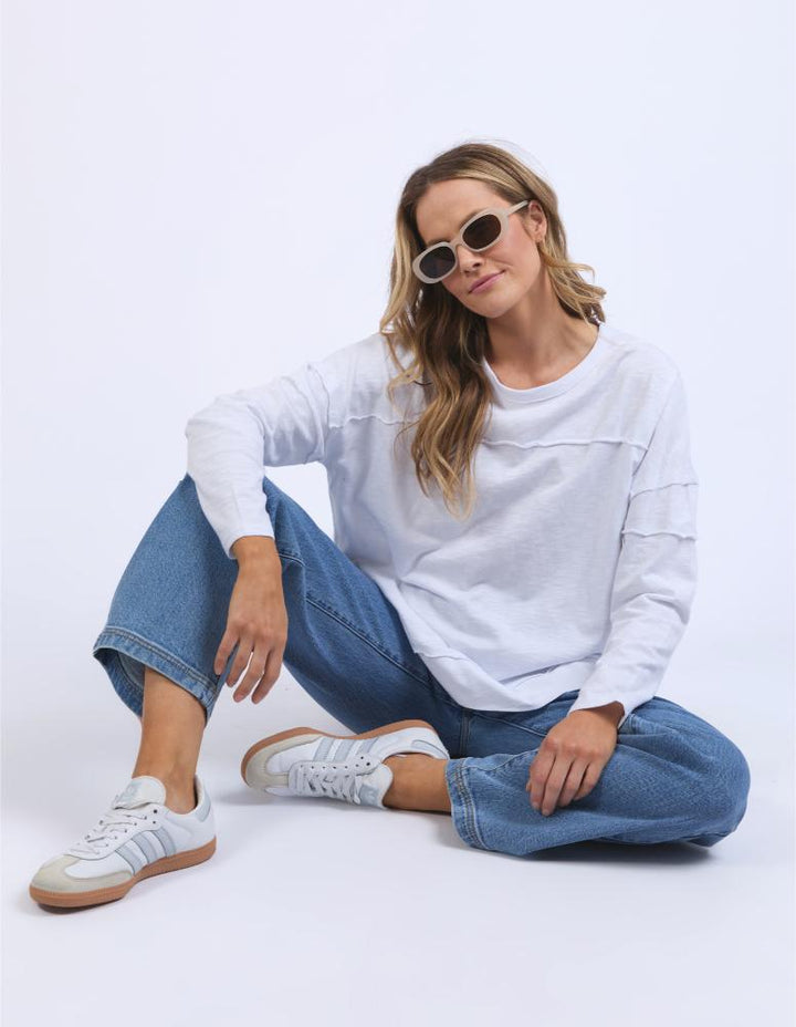 Foxwood - Jayne Throw On Top White