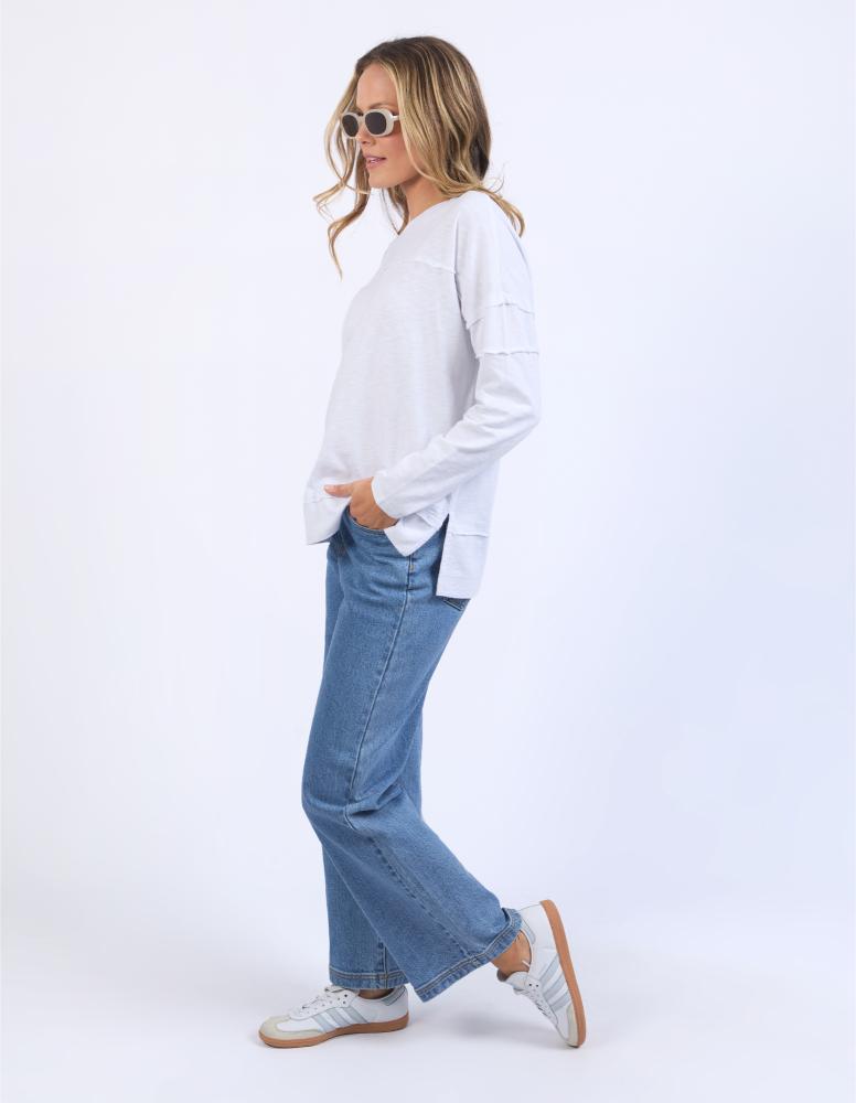 Foxwood - Jayne Throw On Top White