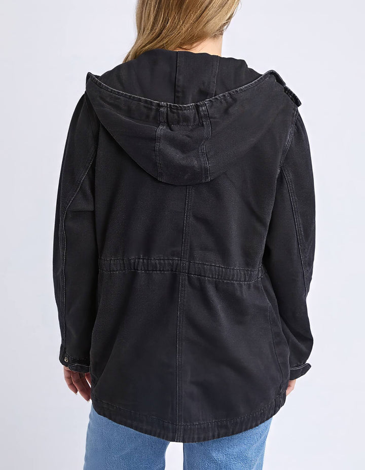 Foxwood - Kingston Anorak Washed Black