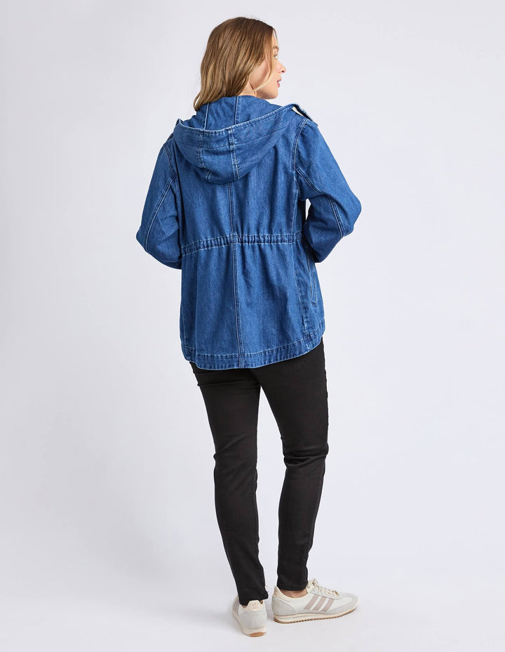 Foxwood - Kingston Anorak Mid Blue