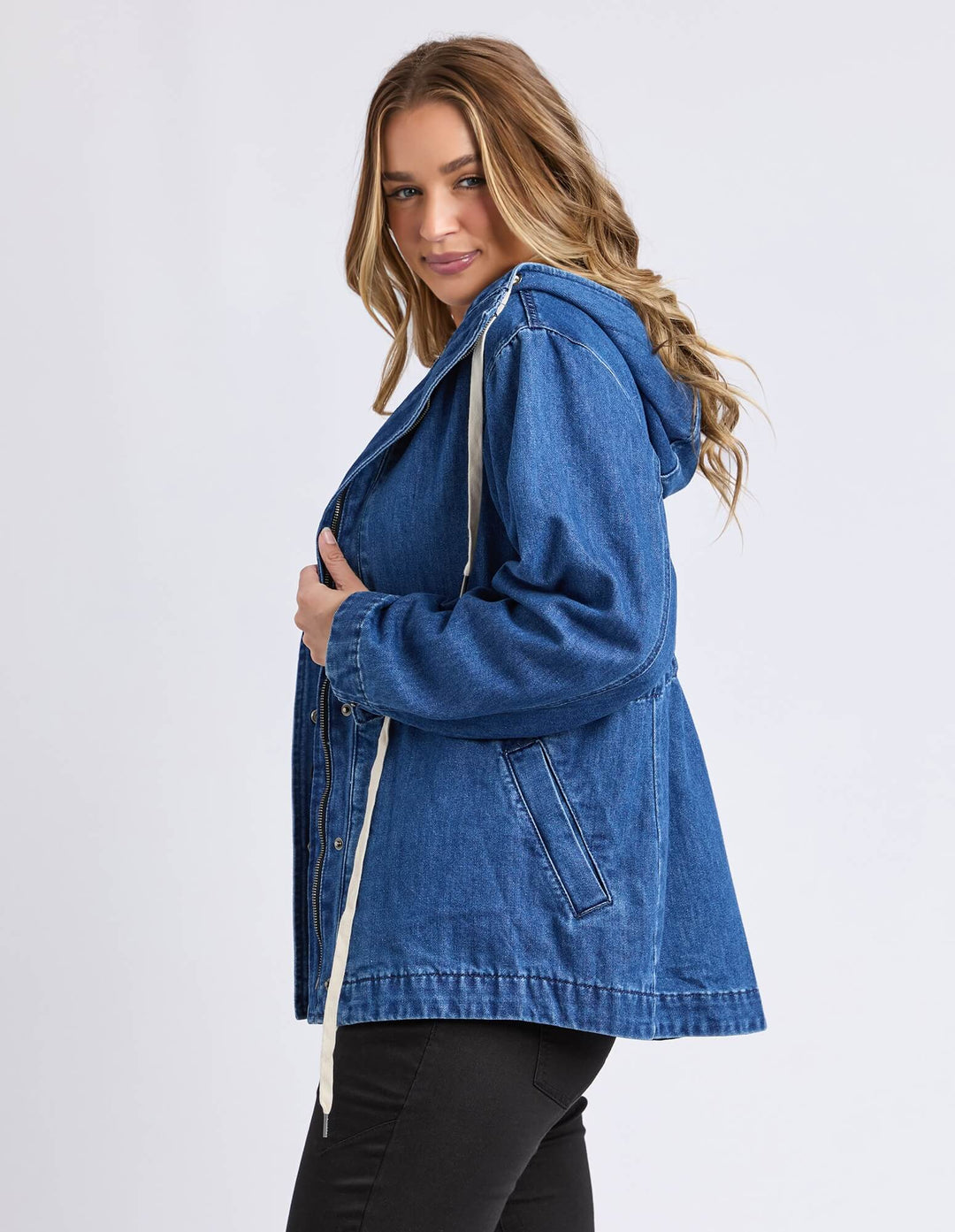 Foxwood - Kingston Anorak Mid Blue