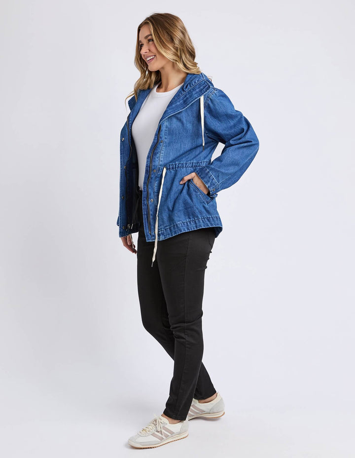 Foxwood - Kingston Anorak Mid Blue