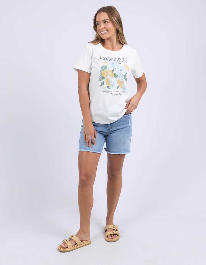 Foxwood - Limoncello Tee Vintage White